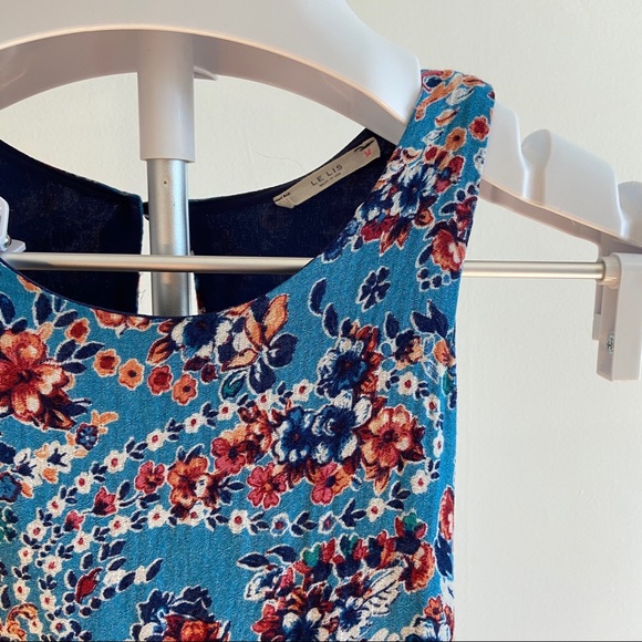 🌊🎍Lined printed shift dress - Picture 5 of 6